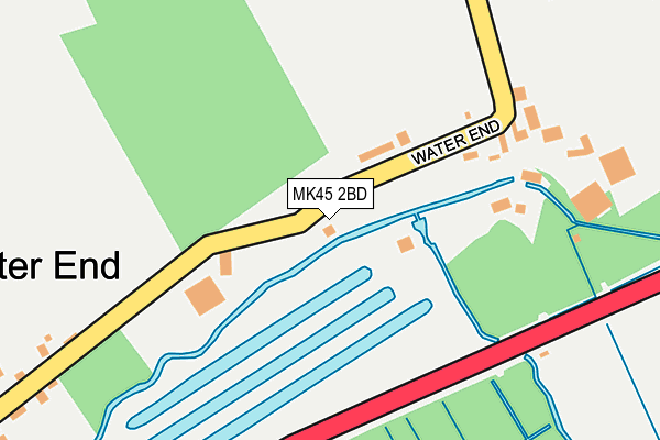MK45 2BD map - OS OpenMap – Local (Ordnance Survey) MK45 2BD map - OS OpenMap – Local (Ordnance Survey)