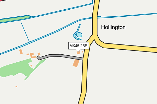MK45 2BE map - OS OpenMap – Local (Ordnance Survey)