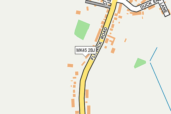 MK45 2BJ map - OS OpenMap – Local (Ordnance Survey) MK45 2BJ map - OS OpenMap – Local (Ordnance Survey)