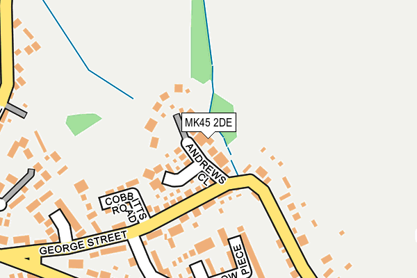 MK45 2DE map - OS OpenMap – Local (Ordnance Survey) MK45 2DE map - OS OpenMap – Local (Ordnance Survey)