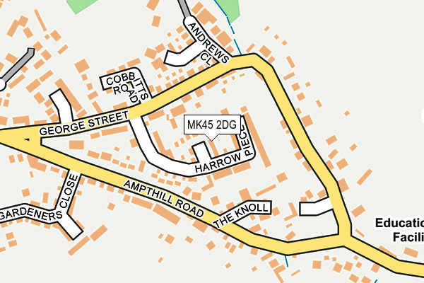 MK45 2DG map - OS OpenMap – Local (Ordnance Survey) MK45 2DG map - OS OpenMap – Local (Ordnance Survey)