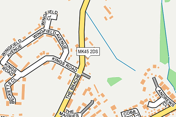 MK45 2DS map - OS OpenMap – Local (Ordnance Survey) MK45 2DS map - OS OpenMap – Local (Ordnance Survey)