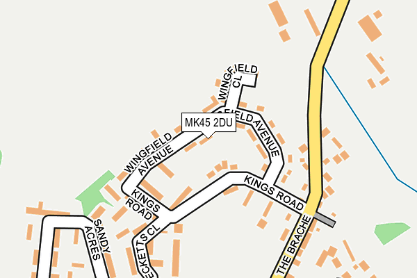 MK45 2DU map - OS OpenMap – Local (Ordnance Survey) MK45 2DU map - OS OpenMap – Local (Ordnance Survey)