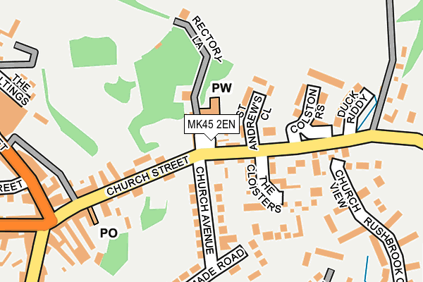 MK45 2EN map - OS OpenMap – Local (Ordnance Survey) MK45 2EN map - OS OpenMap – Local (Ordnance Survey)