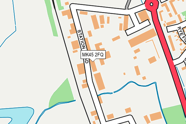 MK45 2FQ map - OS OpenMap – Local (Ordnance Survey) MK45 2FQ map - OS OpenMap – Local (Ordnance Survey)