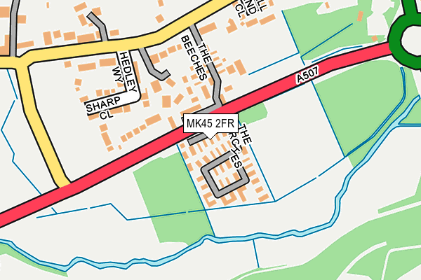 MK45 2FR map - OS OpenMap – Local (Ordnance Survey) MK45 2FR map - OS OpenMap – Local (Ordnance Survey)