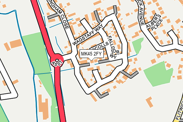 MK45 2FY map - OS OpenMap – Local (Ordnance Survey) MK45 2FY map - OS OpenMap – Local (Ordnance Survey)