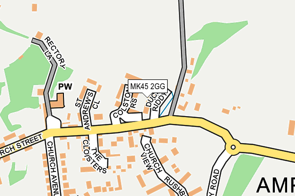 MK45 2GG map - OS OpenMap – Local (Ordnance Survey) MK45 2GG map - OS OpenMap – Local (Ordnance Survey)