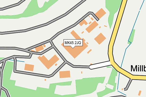 MK45 2JQ map - OS OpenMap – Local (Ordnance Survey) MK45 2JQ map - OS OpenMap – Local (Ordnance Survey)