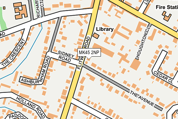MK45 2NP map - OS OpenMap – Local (Ordnance Survey) MK45 2NP map - OS OpenMap – Local (Ordnance Survey)