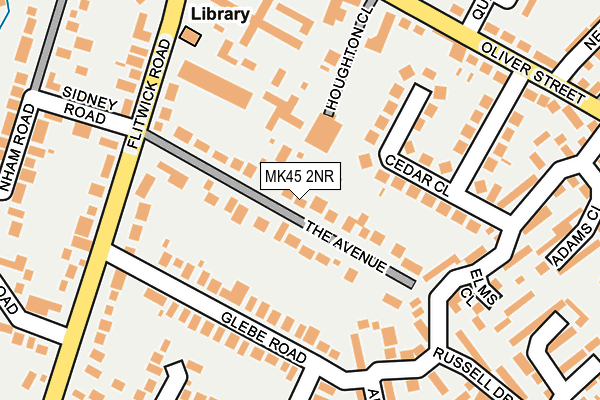 MK45 2NR map - OS OpenMap – Local (Ordnance Survey) MK45 2NR map - OS OpenMap – Local (Ordnance Survey)