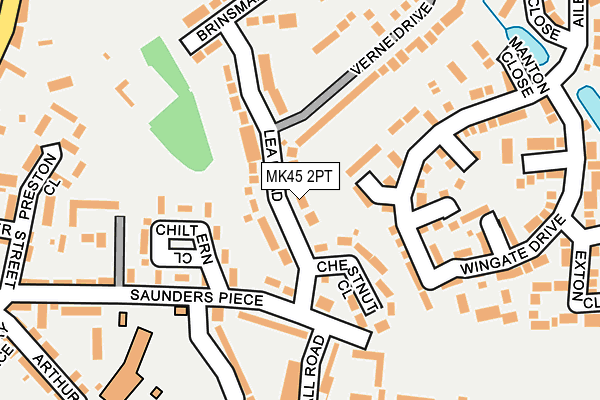 MK45 2PT map - OS OpenMap – Local (Ordnance Survey) MK45 2PT map - OS OpenMap – Local (Ordnance Survey)