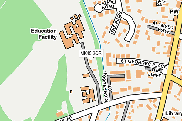 MK45 2QR map - OS OpenMap – Local (Ordnance Survey) MK45 2QR map - OS OpenMap – Local (Ordnance Survey)