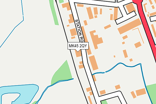 MK45 2QY map - OS OpenMap – Local (Ordnance Survey) MK45 2QY map - OS OpenMap – Local (Ordnance Survey)