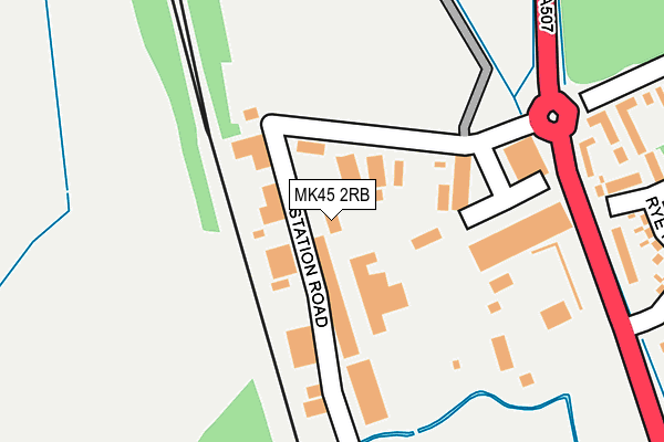 MK45 2RB map - OS OpenMap – Local (Ordnance Survey) MK45 2RB map - OS OpenMap – Local (Ordnance Survey)