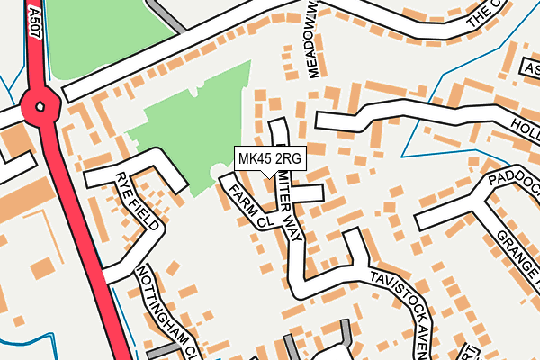 MK45 2RG map - OS OpenMap – Local (Ordnance Survey) MK45 2RG map - OS OpenMap – Local (Ordnance Survey)