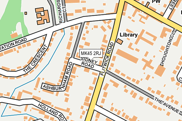 MK45 2RJ map - OS OpenMap – Local (Ordnance Survey) MK45 2RJ map - OS OpenMap – Local (Ordnance Survey)
