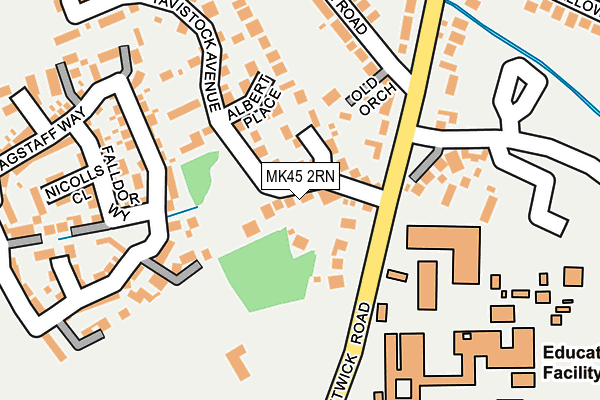 MK45 2RN map - OS OpenMap – Local (Ordnance Survey) MK45 2RN map - OS OpenMap – Local (Ordnance Survey)