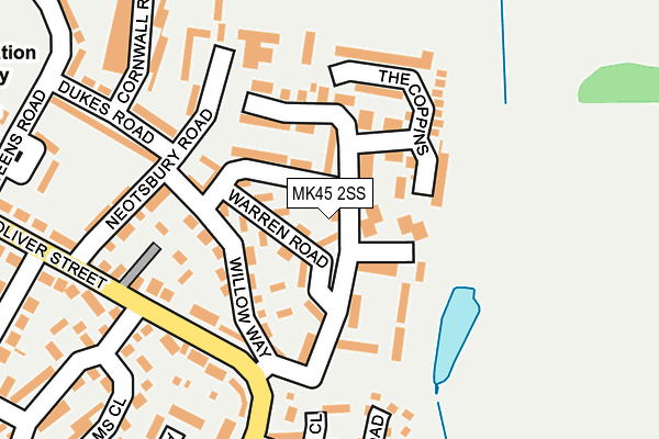 MK45 2SS map - OS OpenMap – Local (Ordnance Survey) MK45 2SS map - OS OpenMap – Local (Ordnance Survey)
