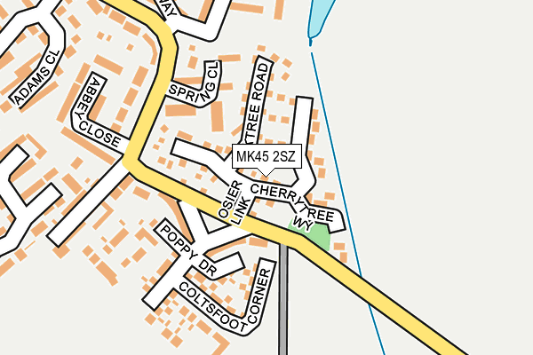 MK45 2SZ map - OS OpenMap – Local (Ordnance Survey) MK45 2SZ map - OS OpenMap – Local (Ordnance Survey)