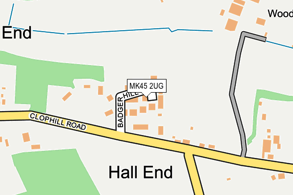 MK45 2UG map - OS OpenMap – Local (Ordnance Survey) MK45 2UG map - OS OpenMap – Local (Ordnance Survey)
