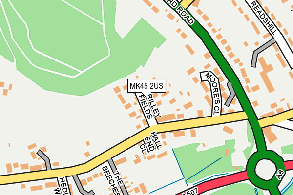 MK45 2US map - OS OpenMap – Local (Ordnance Survey) MK45 2US map - OS OpenMap – Local (Ordnance Survey)