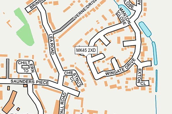 MK45 2XD map - OS OpenMap – Local (Ordnance Survey) MK45 2XD map - OS OpenMap – Local (Ordnance Survey)