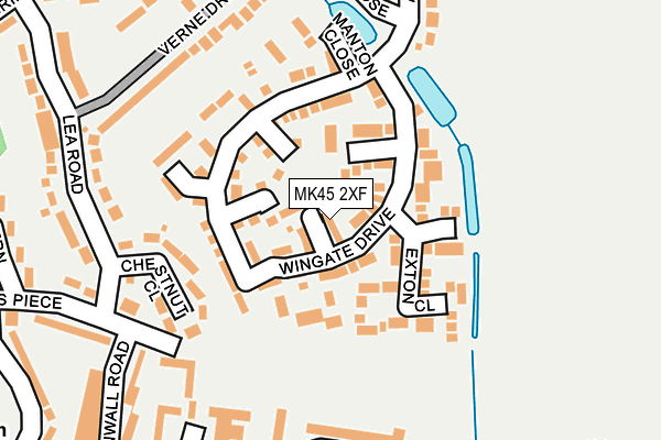 MK45 2XF map - OS OpenMap – Local (Ordnance Survey) MK45 2XF map - OS OpenMap – Local (Ordnance Survey)