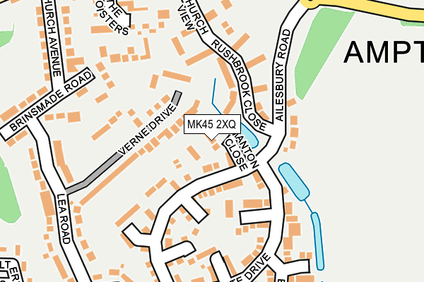 MK45 2XQ map - OS OpenMap – Local (Ordnance Survey) MK45 2XQ map - OS OpenMap – Local (Ordnance Survey)