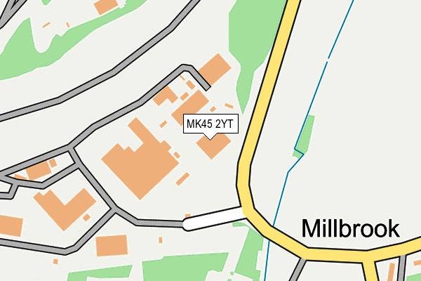 MK45 2YT map - OS OpenMap – Local (Ordnance Survey) MK45 2YT map - OS OpenMap – Local (Ordnance Survey)
