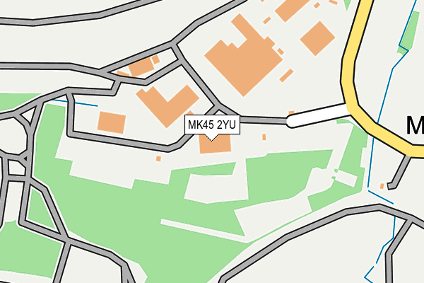 MK45 2YU map - OS OpenMap – Local (Ordnance Survey) MK45 2YU map - OS OpenMap – Local (Ordnance Survey)