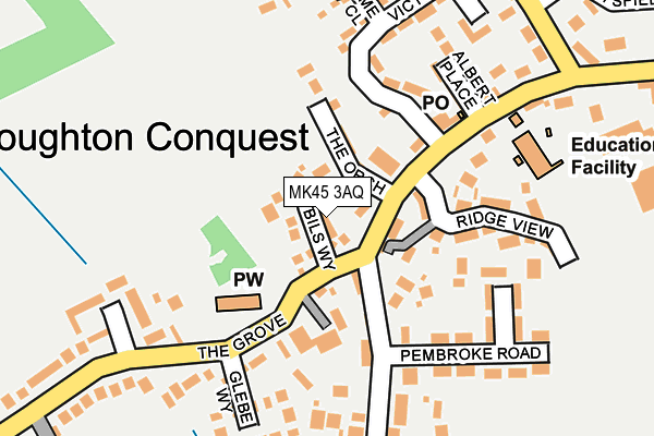 MK45 3AQ map - OS OpenMap – Local (Ordnance Survey) MK45 3AQ map - OS OpenMap – Local (Ordnance Survey)