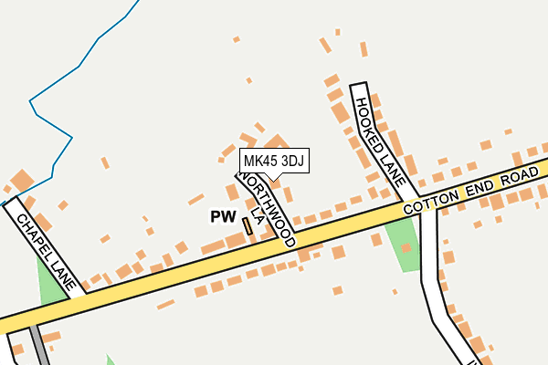 MK45 3DJ map - OS OpenMap – Local (Ordnance Survey) MK45 3DJ map - OS OpenMap – Local (Ordnance Survey)