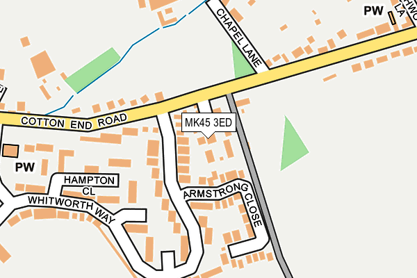 MK45 3ED map - OS OpenMap – Local (Ordnance Survey) MK45 3ED map - OS OpenMap – Local (Ordnance Survey)