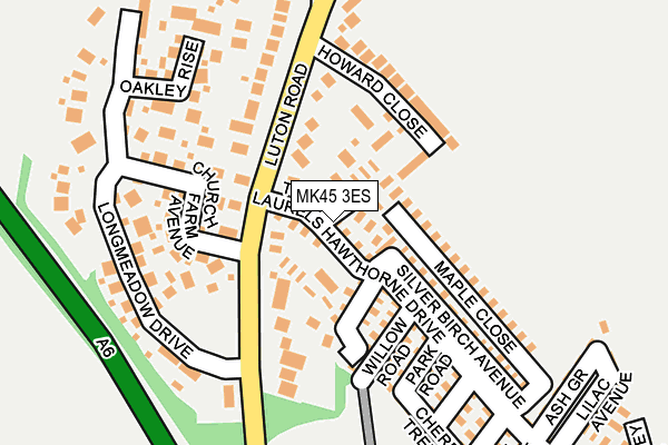 MK45 3ES map - OS OpenMap – Local (Ordnance Survey) MK45 3ES map - OS OpenMap – Local (Ordnance Survey)
