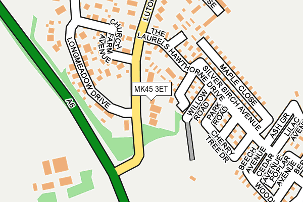 MK45 3ET map - OS OpenMap – Local (Ordnance Survey) MK45 3ET map - OS OpenMap – Local (Ordnance Survey)
