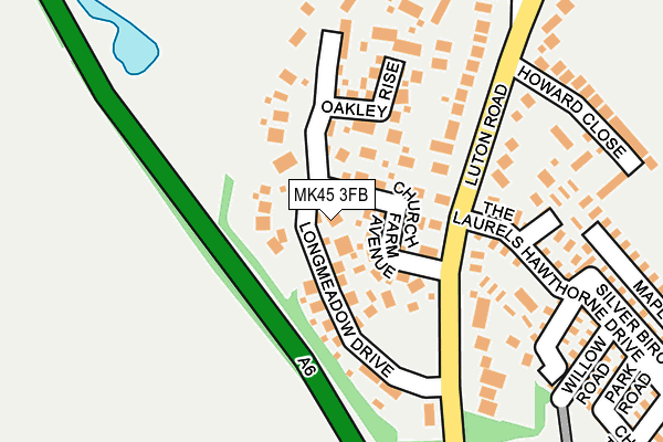 MK45 3FB map - OS OpenMap – Local (Ordnance Survey) MK45 3FB map - OS OpenMap – Local (Ordnance Survey)