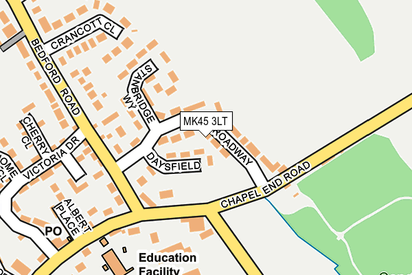 MK45 3LT map - OS OpenMap – Local (Ordnance Survey) MK45 3LT map - OS OpenMap – Local (Ordnance Survey)