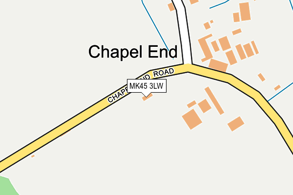MK45 3LW map - OS OpenMap – Local (Ordnance Survey) MK45 3LW map - OS OpenMap – Local (Ordnance Survey)
