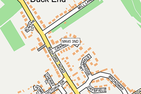 MK45 3ND map - OS OpenMap – Local (Ordnance Survey) MK45 3ND map - OS OpenMap – Local (Ordnance Survey)