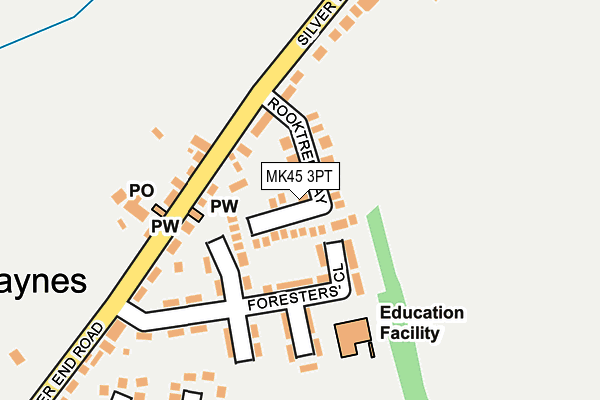 MK45 3PT map - OS OpenMap – Local (Ordnance Survey) MK45 3PT map - OS OpenMap – Local (Ordnance Survey)