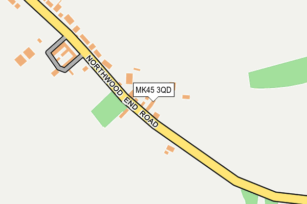 MK45 3QD map - OS OpenMap – Local (Ordnance Survey) MK45 3QD map - OS OpenMap – Local (Ordnance Survey)