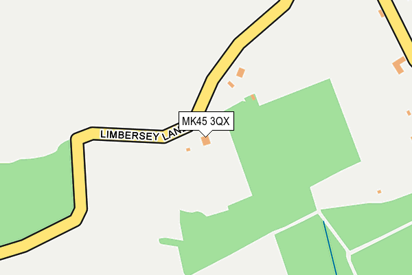 MK45 3QX map - OS OpenMap – Local (Ordnance Survey) MK45 3QX map - OS OpenMap – Local (Ordnance Survey)