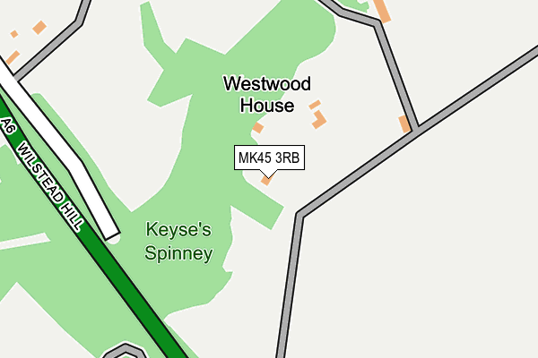 MK45 3RB map - OS OpenMap – Local (Ordnance Survey) MK45 3RB map - OS OpenMap – Local (Ordnance Survey)