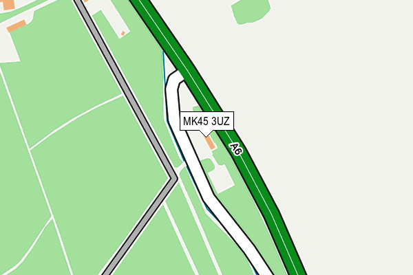 MK45 3UZ map - OS OpenMap – Local (Ordnance Survey)