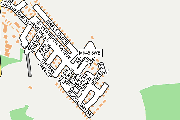 MK45 3WB map - OS OpenMap – Local (Ordnance Survey) MK45 3WB map - OS OpenMap – Local (Ordnance Survey)