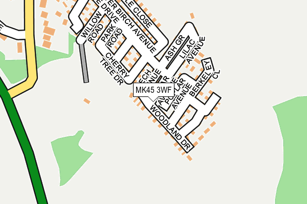 MK45 3WF map - OS OpenMap – Local (Ordnance Survey) MK45 3WF map - OS OpenMap – Local (Ordnance Survey)