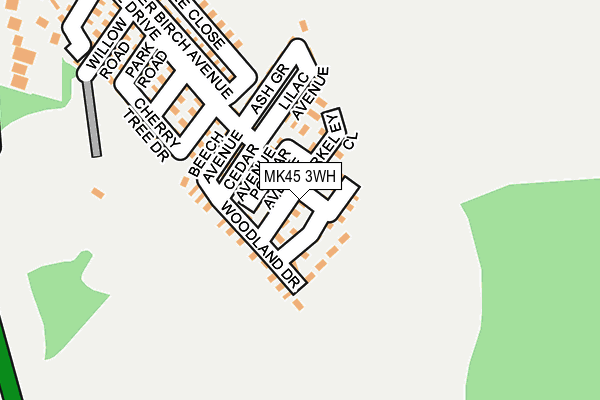 MK45 3WH map - OS OpenMap – Local (Ordnance Survey) MK45 3WH map - OS OpenMap – Local (Ordnance Survey)