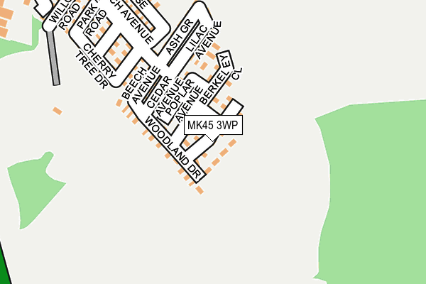 MK45 3WP map - OS OpenMap – Local (Ordnance Survey) MK45 3WP map - OS OpenMap – Local (Ordnance Survey)