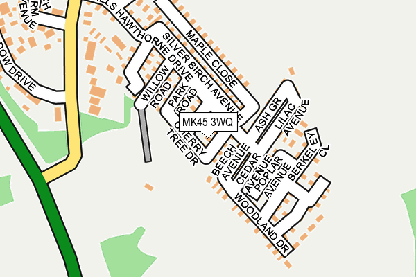 MK45 3WQ map - OS OpenMap – Local (Ordnance Survey) MK45 3WQ map - OS OpenMap – Local (Ordnance Survey)